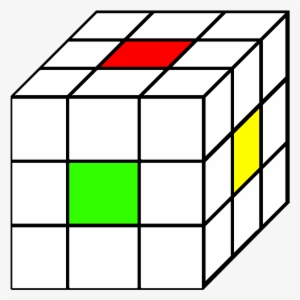 12-centers - Rubik's Cube Coloring Sheet