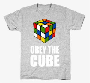 Obey The Cube Mens T-shirt - Gym Buddy T Shirt