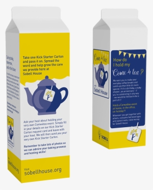 Sobell Milk Carton Mockup For Marketing Landing Page - Carton