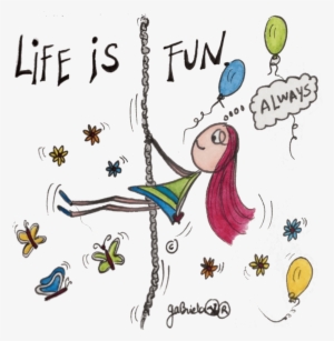 Life Is Fun - Cartoon