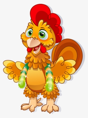 Cartoon Rooster Symbol Of 2017 Year By Youlia007 On - Vexel