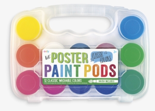 Lil' Poster Paint Pods - Lil Paint Pods - Poster Paint - Neon & Glitter