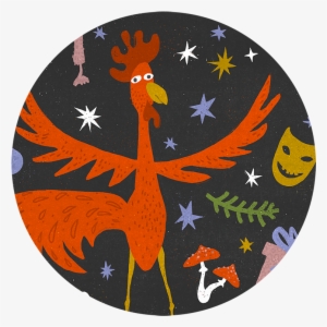 A New Year Postcard/poster/calendar For The Red Rooster - Red Rooster