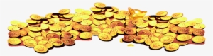 Gold Heap Of Coins - Gold Coin Pile Png