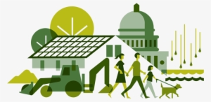 Fed State Muni - Green Real Estate Png