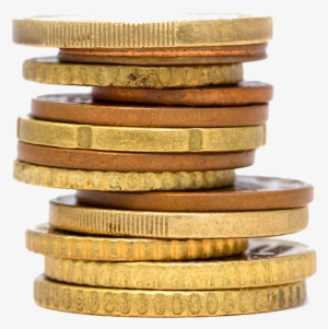 Coin Stack Png File - Stack Of Euro Coins