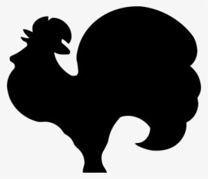 open book outline clipart of rooster