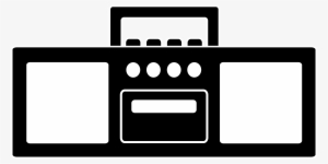 Graphic Royalty Free Black Silhouette Free Clip Art - Radio Silhouette Png