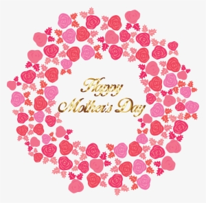 Free Clipart Of A Gold Happy Mothers Day Greeting In - Mother's Day Clip Art