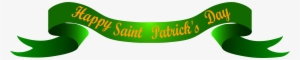 Happy Saint Patrick - Happy St Patricks Day Banner