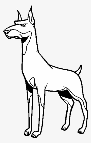 Doberman Dog Coloring Page - Dibujos De Perros Doberman
