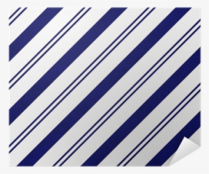 Navy Blue Diagonal Striped Textured Fabric Background - Placemat