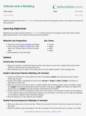 Cause And Effect Literacy Lesson Plan
