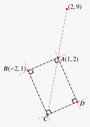 A Sketch Of The Rectangle $abcd$ With Ca Produced - Diagram
