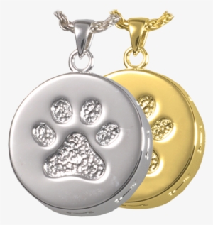 Paw Print & Bones Urn Pendant Wholesale Pet Jewelry - Pet Jewelry Png Transparent