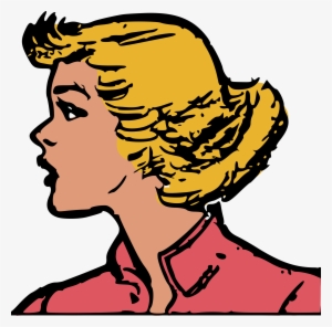 This Free Icons Png Design Of Retro Woman Head