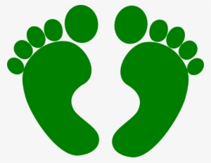 How To Set Use Two Green Feet Clipart