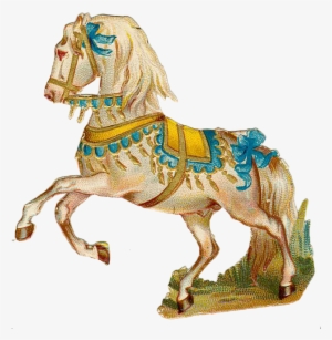 Horse Clown Illustration Download - Vintage Circus Horse Vector