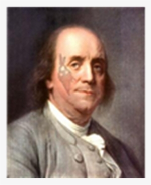 Ben Franklin Gucci Mane Ice Cream Face Tattoo - Benjamin Franklin