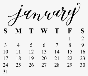 January Png Transparent - March 2018 With Holidays Calendar Printable