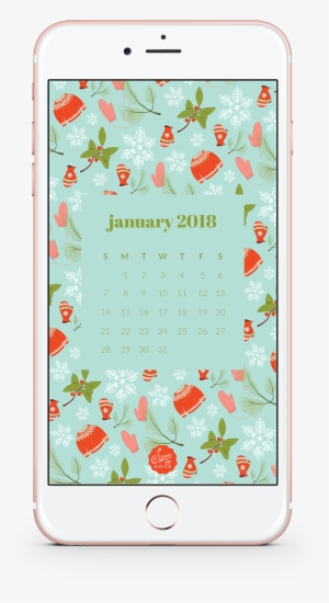 January Iphone Mock-up - Motif
