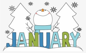 January Clipart Free Clip Art Image Image - Illustration