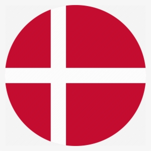 Denmark, Dk, Flag Icon - Danish Flag Round Icon