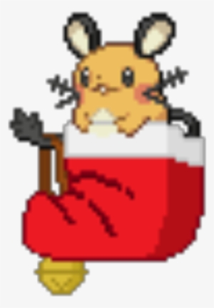 Christmas Stocking Dedenne - Minecraft