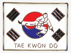 Purchase Korean Flag Taekwondo Pin - Korean Flag Taekwondo