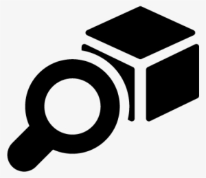 Magnifying Glass Icon Silhouette Vector - Webpack 3