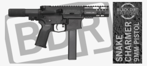 Snake Charmer Micro Ar15 9mm Pistol - Black Dirt Rifleworks Ar15 9mm