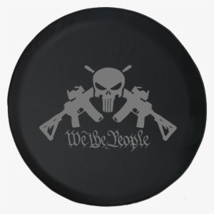 We The People Ar15 Punisher Skull Tactical Gun Rights - Punisher Spare Tire Cover