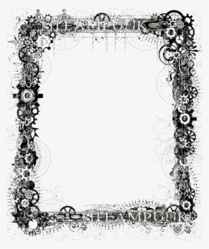 Moldura Em Png - Steampunk Borders Png