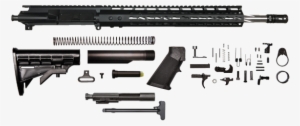 223 16" Stainless Steel Spiral Rifle Kit W/12" Keymod - Ar 15 Rifle Kit