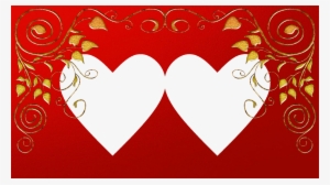 Moldura Romântica Png - Heart