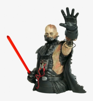 Wielding A Brilliant Red Lightsaber