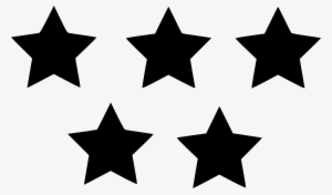 Five Star Rating - 5 Star Icon Png