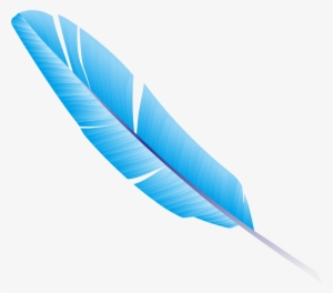 Coreldraw Transprent Free Download Blue Feather Vector - Blue Feather Png