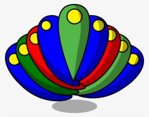 How To Set Use Peacock Feather Primary Colors Svg Vector