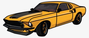 Ford Mustang Anvil - Mustang Car Drawing