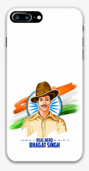 The Real Hero Bhagat Singh Iphone 8 Plus Mobile Back - Bhagat Singh Real