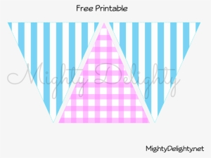 Lemonade Stand Bunting Water Mark Image - Triangle