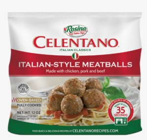 Celentano Italian Style Meatballs - Celentano Manicotti - 14 Oz