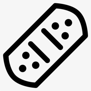 The Object Is Shaped Like A Bandage, Which Is A Long - Curativo Icone