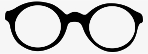 Banner Black And White Stock Geni Glasses Of Typegoodies - Glasses Silhouette Png