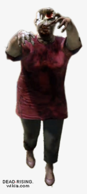 Dead Rising Zombie Woman Fat Red Shirt White Bandage - Dead Rising 2