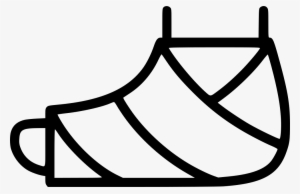 Broken Leg Cast Injury Bandage Treatment Comments - Bandage Png Icon