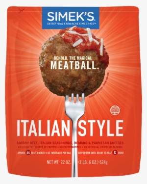 Simek's Italian Style Meatballs, - Simeks Meatballs, Original - 22 Oz