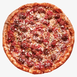 Spaghetti & Meatballs - Pizza