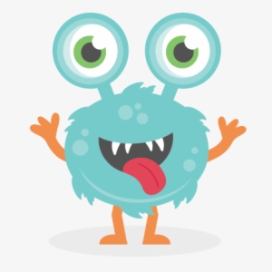 Big Eyed Monster Svg Cutting File Monster Svg Cut Files - Miss Kate Cuttables Monsters